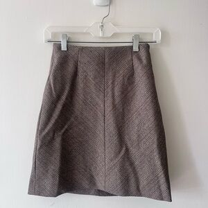 Banana Republic Textured Brown Pencil Skirt